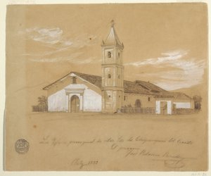 Église paroissiale de Notre-Dame de Chiquinquirá del Cerrito, Chiquinquirá, Colombie - Frederic Edwin Church