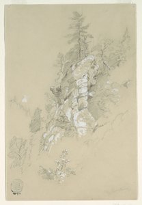 Colline rocheuse, Caroline du Nord - Frederic Edwin Church