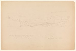 Rives du lac et contreforts du mont Katahdin - Frederic Edwin Church