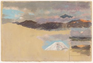 Études du Mont Chimborazo, Équateur - Frederic Edwin Church