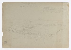 Étude. Paysage avec Mont Puresé. Esquisse. Paysage - Frederic Edwin Church