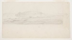 Étude pour une peinture des chutes du Niagara - Frederic Edwin Church