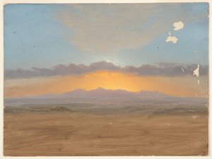 Coucher de soleil - Frederic Edwin Church