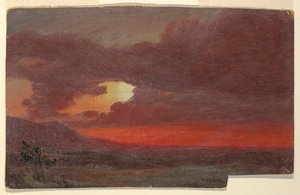 Coucher de soleil, Hudson, New York