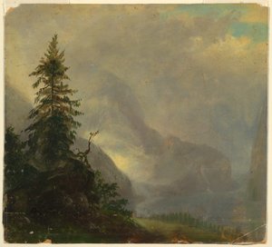 Le Koenigsee, près de Berchtesgaden, Bavière - Frederic Edwin Church