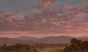 Crépuscule dans les Catskills