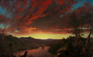Crépuscule dans le désert, 1860
