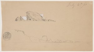 Deux icebergs - Frederic Edwin Church