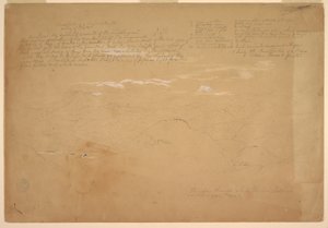 Vue surplombant la vallée de Chota, entre Ibarra et Puntal, Équateur - Frederic Edwin Church