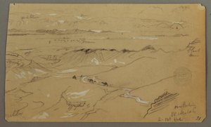 Vue à travers Wady el-Arabah - Frederic Edwin Church