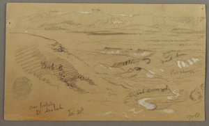 Vue à travers Wady el-Arabah - Frederic Edwin Church