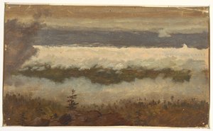 Vue des nuages depuis le sommet de la montagne Catskill - Frederic Edwin Church