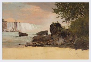Vue des chutes canadiennes et de l
