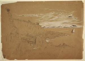 Vue sur South West Head, Grand Manan Island, Baie de Fundy, Canada - Frederic Edwin Church