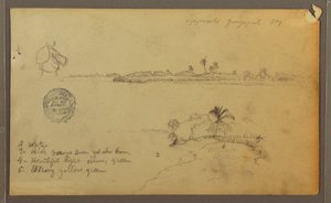 Vues de la rive est du fleuve Guayas, en face de Guayaquil, Équateur - Frederic Edwin Church