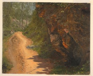 Chemin forestier, Jamaïque - Frederic Edwin Church