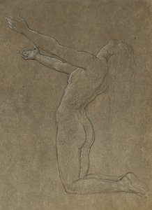 Étude pour Clytie - Frederic Leighton