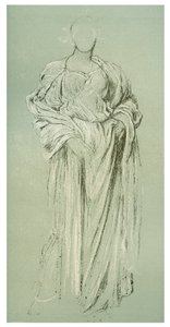Étude de Daphnephoria, vers 1880-1882 - Frederic Leighton