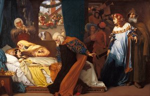 La mort feinte de Juliette, 1856-1858 - Frederic Leighton