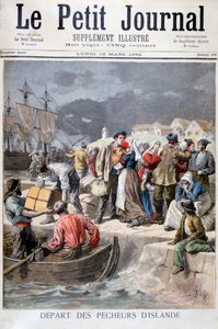 Départ des pêcheurs islandais, 1894 - Frederic Lix