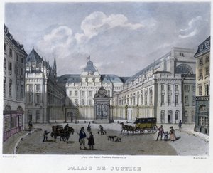 Palais de Justice - dans « Paris en 1832 » par Martens - Frederic Martens