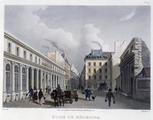 École de médecine - dans « Paris en 1832 » par Martens