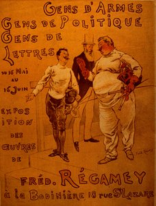 Affiche publicitaire pour une exposition
