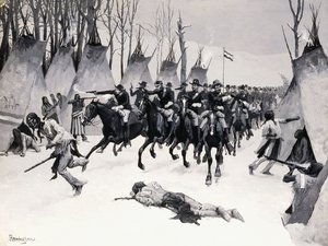 Bataille de Washita - Frederic Remington