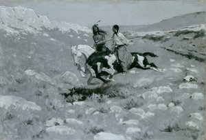 Cérémonie du cheval le plus rapide, vers 1900 - Frederic Remington