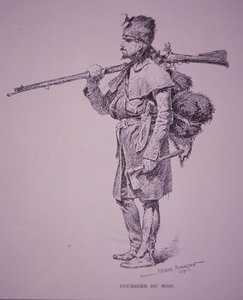 Trappeur franco-canadien Coureur du Bois