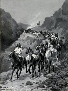 Geronimo et sa bande revenant d
