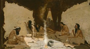Historiens de la tribu, 1890-99 - Frederic Remington