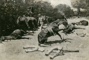 Comment les chevaux sont morts pour leur pays à Santiago, 1899 - Frederic Remington