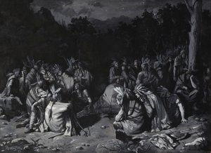 Rassemblement indien - Frederic Remington