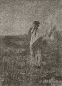 Comme un fantôme qui part au lever du soleil, il vit une jeune fille marcher, de 
