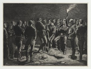 La campagne Apache - enterrement des hommes de Hatfield, de Harper