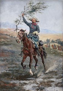 Le Drapeau de la trêve dans la guerre indienne, 1886