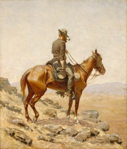 Le guetteur, 1887 - Frederic Remington