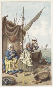 À la pêche des moules - Frederic Theodore (after) Lix