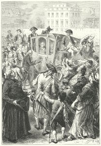 Louis XVI amené à Paris après l
