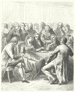 Madame Roland et les Girondins, Révolution française (gravure)