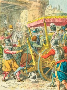 Assassinat du roi Henri IV de France - Frederic Theodore Lix