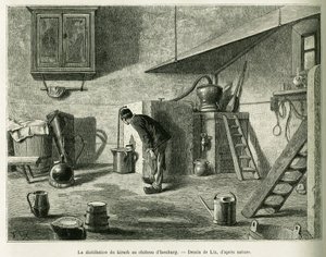 La distillation du kirsch au château d