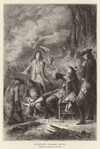 Villars blessé à Malplaquet - Frederic Theodore Lix