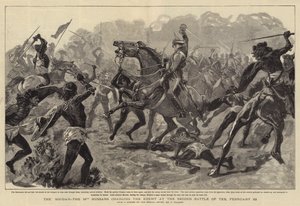 Le Soudan, les 19e Hussards chargeant l