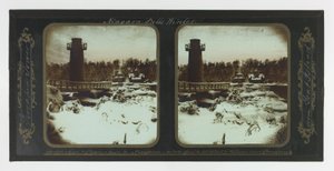 Hiver aux Chutes du Niagara, Tour Terrapin depuis Goat Island