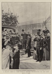 Un départ chaleureux, Lord Roberts quittant Southampton pour le Cap - Frederic de Haenen
