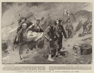 Une évasion étroite pour les blessés, un hôpital de campagne en feu - Frederic de Haenen