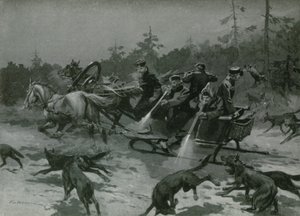 Une chasse au loup - Frederic de Haenen
