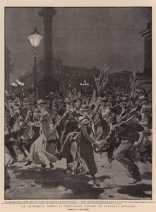 Une danse improvisée à Trafalgar Square le samedi soir - Frederic de Haenen
